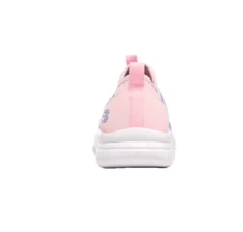 Skechers Kids Girls' Summer Mesh Breathable Casual Slip-On Athletic Sneakers - White/Pink - View 5