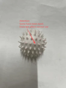 6个装蓬松洗衣球 - 宠物毛发去除器，去除衣物上的绒毛和线头，洗衣机清洁球 - 提升您的洗衣体验。洗衣配件：可重复使用的洗衣球、洗衣机专用洗衣球、烘干球、衣物柔顺球。圣诞节、厨房派对用品 - 彩色 - 查看 11