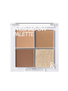 FV Palet Eyeshadow 4 Warna Matte Metalik Alami Berpigmen Tinggi Tahan Lama Tahan Luntur Mudah Dibaurkan, Cocok untuk Tren Y2K, Pesta, Hadiah Ulang Tahun, Kosmetik, Rias Wajah, dan Melukis Wajah - Warna Netral Hangat - View 10