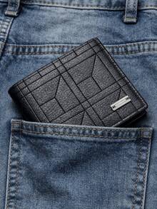 1Pcs Men S Slim Wallet Genuine Leather Multiple Card Slots Cash Pocket Bifold Horizontal Design RFID Blocking Technology Minimalist Style Lightweight Durable Construction Professional Business Wallet Perfect For Daily Carry Office Work Business Meetings Client Presentations Conference Attendance Networking Events Job Interviews Formal Occasions Date Nights Wedding Ceremonies Anniversary Dinners Holiday Parties Travel Abroad Airport Security Hotel Stays Weekend Outings Shopping Trips Commuting To Work University Campus Graduation Ceremonies Casual Fridays Theater Visits Restaurant Dining Bar Gatherings Golf Games Country Club Events Sports Games Music Concerts Outdoor Activities Ideal For Working Professionals Businessmen Executives Students Graduates Travelers Commuters Modern Men Practical Father S Day Birthday Christmas Anniversary Gift - Black - View 5