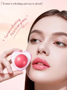 草莓/桃子/橙子/牛油果保湿润唇膏，滋润滋养，防止唇部干裂，淡化唇纹，唇彩 - 多種口味 - 查看 3