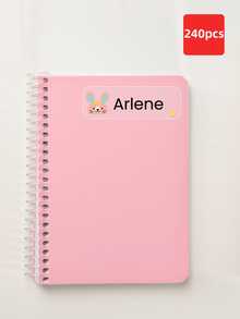 1/30/60/120/240pcs Customizable Name Stickers, Waterproof Fashion Stationery Labels, Cute Cartoon Animal Pattern Stickers, Personalized Transparent Name Labels, Customizable Waterproof Oil-Resistant Transparent Stickers, Paper Name & Number Classification Labels, Suitable For Home Storage, Tools, Files, Luggage And Other Item Identification, Can Be Given As Gifts To Friends, Classmates Etc. During Back To School Season - Multicolor 2 - View 18