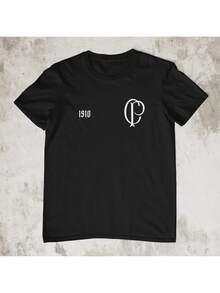 Kit Camiseta + Calça Moletom Corinthians Cp Timão Sccp Fiel Gaviões P9 Camisa 12 - Preto - Visão 2