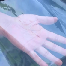 New Upgraded Waterproof Fabric, Suitable For RV Awning, Outdoor Camping, Balcony, Garden, Greenhouse, And Firewood Storage Shed. Essential For Rainy Season - New Transparent Rain Cloth - View 7