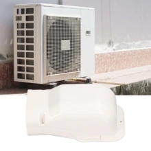 Funda protectora 411 para tubos a través de pared, cubierta decorativa para tubos de cobre de aire acondicionado interior/exterior, kit de funda para tubería PVC (serie 80). Oculta tubos, compatible con equipos existentes, hecha de PVC resistente y ecológico, apta para mini split/sistemas centrales, fácil instalación, se puede pintar. - Blanco - Ver 2