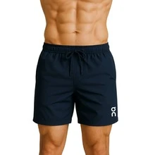 Sports Shorts Made Of Lightweight Stretchy Elastane Tactel, Dry Fit, Suitable For Football, Running, And Cycling. - 藏蓝色 - 查看 3
