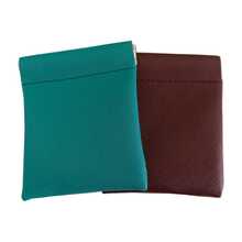 复古框架金属扣钱包 - 多功能迷你钱包，可装无线耳机、钥匙、硬币和卡片，男女通用迷你收纳包 - 彩色 - 查看 27