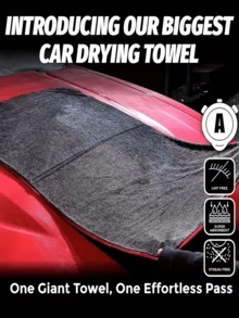 Premium Microfiber Car Cleaning Towel - Lint-Free Auto Detailing Cloth, Soft Car Wash Towel With No Chemical Ingredients, Durable And Long-Lasting Car Cleaning Accessory - A - View 3