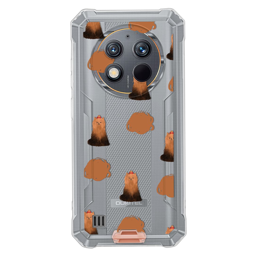 INSTACASE Case Compatible With Oukitel Yorki, Dog Pattern Case For Women, Shockproof TPU Case. - 無色 - 查看 1