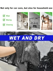 Premium Microfiber Car Cleaning Towel - Lint-Free Auto Detailing Cloth, Soft Car Wash Towel With No Chemical Ingredients, Durable And Long-Lasting Car Cleaning Accessory - A - View 7