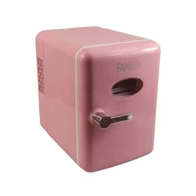 Mini Geladeira de Skin Care 5 Litros Bivolt FAN&CO - Rosa