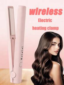 迷你USB充电式无线卷发棒/直发器，两用便携式美发工具，无线直发器充电器，无损USB充电式卷发棒/直发器 - 彩色 - 查看 11