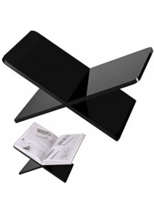 Acrylic X-Shaped Bookshelf/Reading Stand/Book Base/Book Holder/Desktop Book/Photo Album/Magazine Display Rack/X-Shaped Bookshelf/Reading Tray Rack