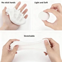 8 包造型黏土泡沫黏土 - 风干黏土超轻魔力黏土，送给男孩女孩的完美礼物（两包大号黏土和六包中号黏土） - 彩色 - 查看 5