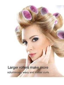 24pcs/Set Women Perm Hair Curlers, Including Self-Adhesive Perm Rods And Painless Clips - Suitable For Ladies And Girls, Get Salon-Level Volume At Home, Suitable For Volumizing Roots, Creating Soft Waves Or Daily Styling, Reusable, Sturdy And Indispensable For Daily Use, Time And Effort Saving, Hair Styling Kit, Hair Tool Kit, School Stuff, Curly Hair Tools, Hair Accessories ,Hair Styling Tools - Black - View 7