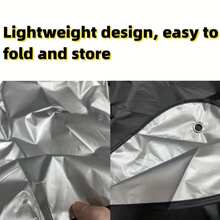 1pc Windshield Snow & Ice Cover - Fits Cars, SUVs, Trucks, Winter Outdoor Engine Hood Cover - A - View 4