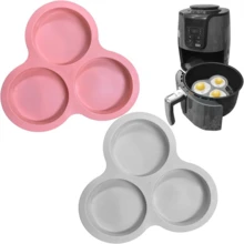 1/2pcs Reusable Non-Stick Silicone Baking Mold - Microwave & Oven , Flexible Triangle Design For Egg Tarts, Burgers, Pancakes, Easy Clean Multifunctional Kitchen Tool, Unique Baking Mold