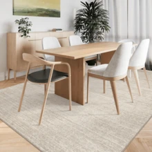 Washable Rugs 8x10 - Stain Resistant 8x10 Area Rugs For Living Room, Non Slip Backing Printed Large Area Rugs For Bedroom, Folable Machine Washable Area Rug (8'x10', Beige) - 彩色 - 查看 7