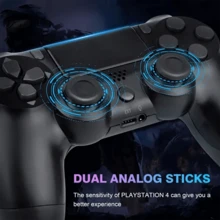 PS-4 Controller, PS-4 Controller Wireless, With USB C Cable/1000mAh Battery/Dual Motors/6-Axis Gyro/3.5mm Audio Jack/Multi Touch Pad/Share Button, PS-4 Controller Compatible With PS-4/Slim/Pro/PC - Controller For PS-4 Remote For Playstation 4/Pro/Slim With Double Shock/Stereo Headset Jack/Touch Pad/Six-Axis Motion Control - Camouflage Green - View 7
