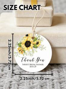 Etiquetas de regalo personalizadas con cuerda de yute, etiquetas redondas impresas con "El amor es dulce", se pueden personalizar con los nombres y fechas de la pareja, adecuadas para bodas, fiestas, cumpleaños, celebraciones, pequeños negocios, decoraciones de fiesta, tarjetas de regalo decorativas, tarjetas de agradecimiento, regalos de apreciación para invitados, fondo blanco con patrón de hojas verdes, amor eterno, verdor, regalos de agradecimiento para hombres - Multicolor - Ver 2