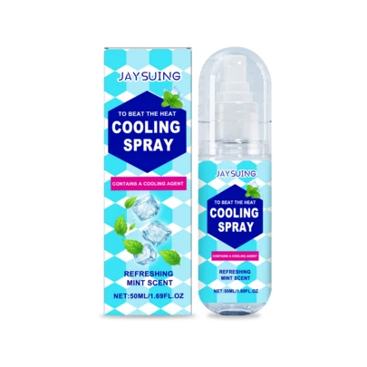 Spray de Enfriamiento Instantáneo para el Cuerpo, Rocío Refrescante Portátil para Verano y Calor Extremo, Sensación Fría
