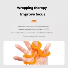 tangle 官方扭扭玩具发光系列减压玩具，多动症专注力训练手指玩具，光滑质地，放松身心 - 扭扭樂解壓玩具-夜光-莓紫 - 查看 4