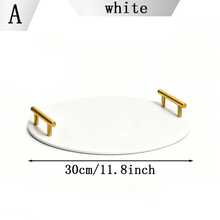 Acrylic Tray With Gold Handles | Versatile For Living Room, Kitchen, Dining & All Occasions - Multicolor - View 8