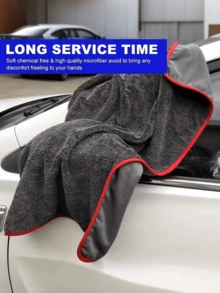 Premium Microfiber Car Cleaning Towel - Lint-Free Auto Detailing Cloth, Soft Car Wash Towel With No Chemical Ingredients, Durable And Long-Lasting Car Cleaning Accessory - A - View 2