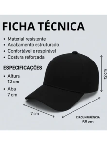 Plain Basic Adjustable Black And White Curved Brim Unisex Super Lightweight Baseball Cap For Men And Women - Black - View 2