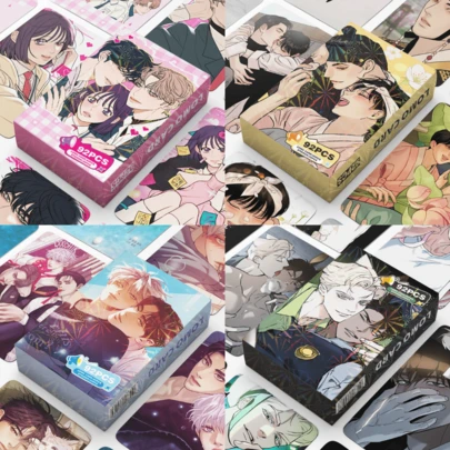 Anastasia Code、Pearl Teenager、Wild Painting Collection、Fujoshi Fluff BL Fan、Yaoi Lomo Card、贴纸、高品质照片卡、收藏品、粉丝周边商品、小礼物、情人节、圣诞节礼物