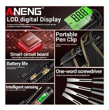 Aneng B16 Voltaje De Probador Digital Led Sin Contacto Ncv Lápiz probador de voltaje - Negro - Ver 3