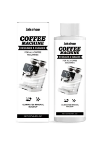 JUE FISH 咖啡机除垢剂，日常清洁污渍和水垢，清洁咖啡滤纸和器具，咖啡机清洁液