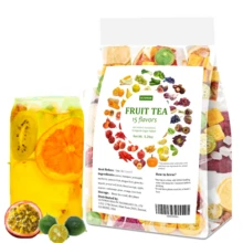 ULTHMOK 15 Flavor Dried Fruit Blend Bags Lemon Orange Dragon Pineapple Cold Hot Brew - SP-15SHUIGUOCHA - View 1