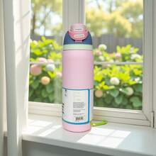 Owal-A 32oz Stainless Steel Insulated Water Bottle - Leak-Proof Sports Water Bottle With Dual-Function Spout Lid, Flip-Up Straw And Wide Mouth Design - Keeps Drinks Hot/Cold For 24 Hours - Great For Fitness, Travel And Everyday Use - Multicolor - View 2