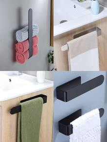 OBOVAY 浴室毛巾架、浴室配件、粘性毛巾架、壁挂式浴室毛巾架、浴室收纳、毛巾挂钩、毛巾架、浴室置物架、浴室家具、马桶 - 彩色 - 查看 5