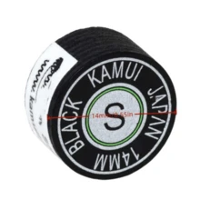 14mm High-End Billiard Cue Tips - S/M/H/SS & 1pc, Black High-Quality Material For Enhanced Accuracy And Durability - Suitable For Professional And Casual Players, Billiard Accessories, Essential For Game Rooms, Durable Performance, Top Choice For Competitive Players