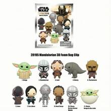 StarWars Móc khóa túi bí ẩn Star Wars chính hãng (1 chiếc) - Mô hình xốp 3D, hộp bí ẩn, móc khóa túi, móc kéo khóa, phụ kiện ba lô, đồ chơi sưu tầm, quà tặng - Grogu Mandalorian Kuiil Blurrg Armorer Cara Dune IG-11 Greef Karga - Nhiều màu - Xem 3