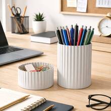 Multipurpose Desk Organizer For Trinkets, Pencils, Pens, Makeup - trắng - Xem 1