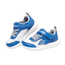 Skechers Toddler Mesh Breathable Athletic Shoes - Blue and White - View 1