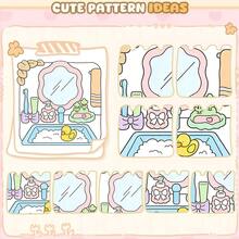 Sách tô màu "Người thích ở nhà" 40 trang, trọng lượng 205g - Sách tô màu với những cảnh ấm cúng dành cho người thích ở nhà, hoạt động tô màu thư giãn và thú vị, quà tặng văn phòng phẩm sáng tạo, hoàn hảo cho đám cưới, Ngày của Mẹ. - NGƯỜI THÍCH Ở NHÀ - Xem 10