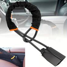 Anti-Theft Steering Wheel Lock Car Security Lock, Portable Car Security Device, Easy And Fast Unlocking, Suitable For Cars Suvs Jeeps And Most Vehicles