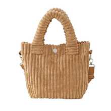 1pc Customized Embroidered Name Corduroy Crossbody Bag | Cute Small Square Bag For Women | Personalized Monogram Bag | Soft Corduroy Material, Retro Style, Lightweight & Versatile For School, Commute, Travel, Daily Use | INS Style | Birthday, Bestie, Girlfriend, Valentine's Day, Christmas, New Year Personalized Gift