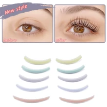 Libeauty 5对装日式莫兰迪彩色睫毛提升垫，沙龙级提升垫，适用于美睫沙龙和DIY