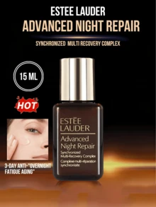 Estée Lauder 密集修护精华液，高级面部精华，有1.5/7/15毫升三种规格可选，3天内对抗“夜间疲劳老化”，提亮肤色26%，2周内减少顽固皱纹10%，提升肌肤紧致度10%，全面修护光损伤，93%的用户认可更快恢复，89%的用户认可效果更佳，蕴含发酵酵母提取物和猴面包树籽提取物，值得信赖的细胞级夜间修护，适合所有肤质。 - 雅詩蘭黛特潤修護肌活精華露 - 查看 2