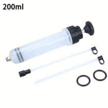 200/500ml Automotive Brake And Transmission Fluid Dual Purpose Manual Oil Pump - A Portable Handheld Tool With An Ergonomic Handle, Durable Plastic Structure, Easy-To-Use Automotive Maintenance And Repair Design, And Automotive Repair Parts Oil Pump - A - View 13