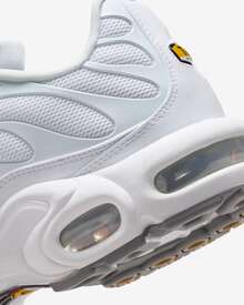 Nike Air Max Plus TN Tuned Triple White Black Cool Grey 604133-139 Men's - 白色 - 查看 7