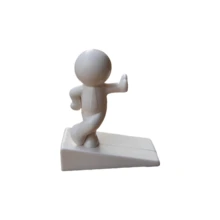 可爱功夫门挡 - 耐用塑料门楔，带有可爱的功夫人物图案，底部有地板保护垫，易于安装，适合有宠物的家庭，经久耐用，可用作入口门挡、门保护墙、门墙保护器、防刮门盖和隐私帘。 - 彩色 - 查看 11