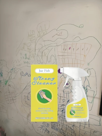 JUE FISH Multi-Purpose Wall Cleaner, Wall Stain Remover, Water Stain Remover, Wall Mold Remover, Bathroom Cleaner - Christmas, Valentine's Day, Back To Gifts For Family And Friends (Random New Or Old Version)