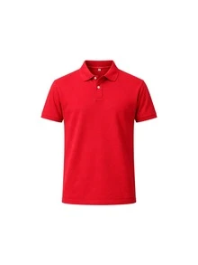 Kit 3 Premium Piquet Men's Polo Shirts – Casual & Social - 藍M+黑+紅 - 查看 4