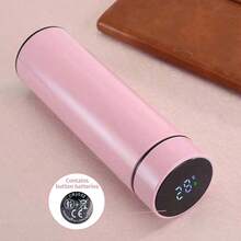 1个/500毫升（16.9盎司） - 智能温度显示杯+茶漏 | 不锈钢水瓶 | 多巴胺渐变色 | 24小时长效保温 | 办公、健康、旅行杯 | 四季车载咖啡杯 - 户外旅行运动水瓶，适合返校、露营和徒步旅行 - 彩色 - 查看 21